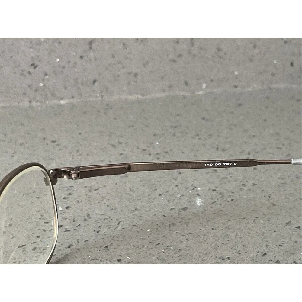 Vintage On Guard Aviator Eyeglasses Frame ONLY OG Z87 2 54-17-140 W GUARD Bronze
